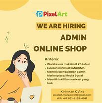 Pekerjaan Admin Online Shop